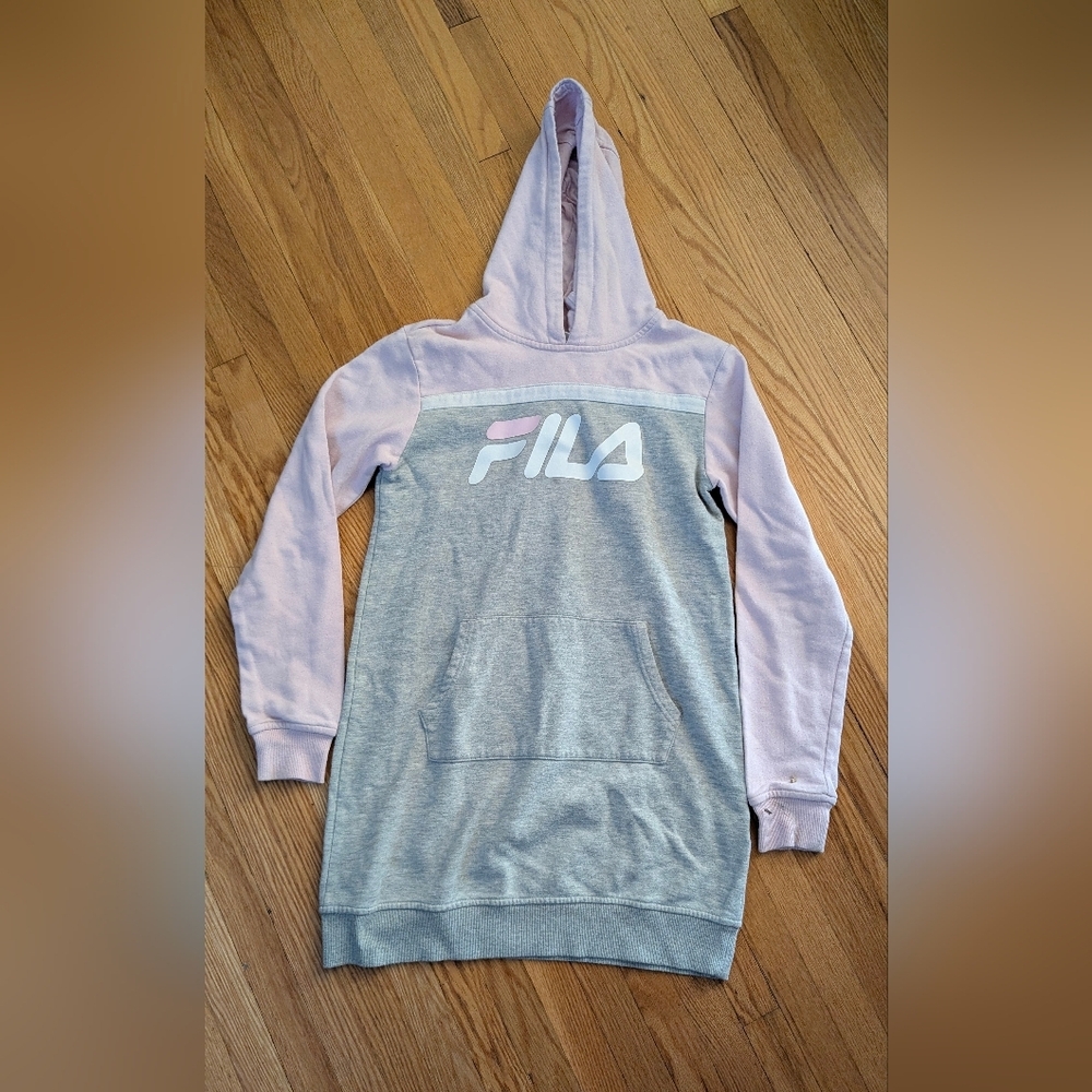 Fila Soft Pink Hoodie Dress